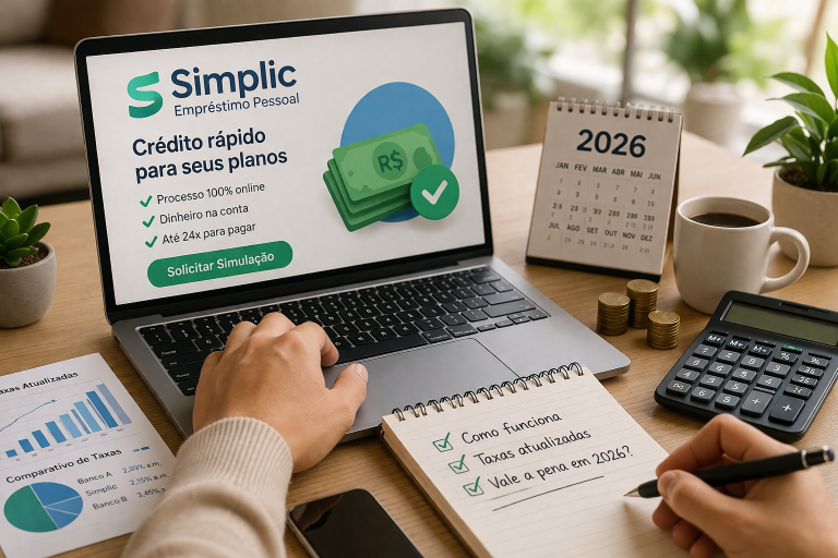 Simplic Empréstimo Pessoal: Como Funciona, Taxas Atualizadas e Se Vale a Pena em 2026